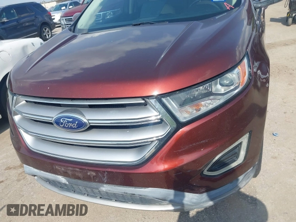2015 Ford Edge SEL with VIN 2FMPK3J96FBC26148, listed as a IAAI auction lot 42096085 with 164,385 mi miles. Bid and sale history available at carsss.com. Image 6.