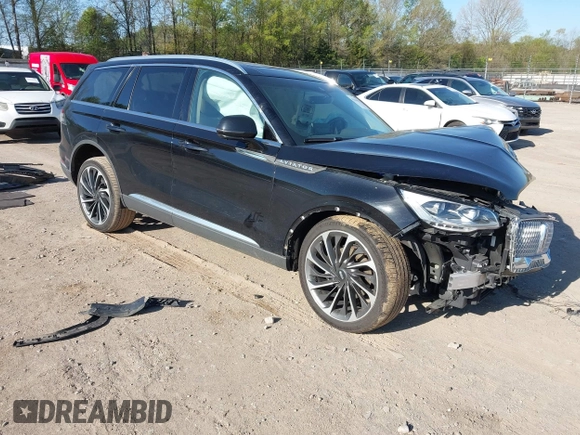 2022 Lincoln Aviator Reserve with VIN 5LM5J7XC1NGL08524, listed as a IAAI auction lot 42044037 with Not provided miles and . Bid and sale history available at DreamBid. Image 1.