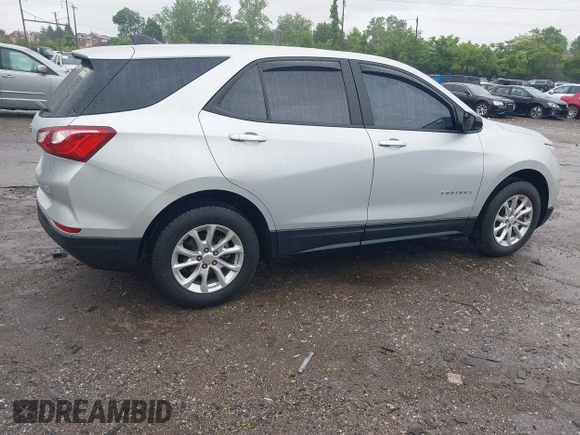 2020 Chevrolet Equinox LS z VIN 2GNAXSEV6L6178918, wystawiony jako IAAI lot #42312314 z przebiegiem 38 352 mil mil oraz . Historia ofert i sprzedaży dostępna na DreamBid. Obrazek 4.
