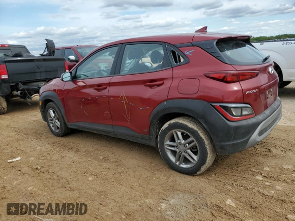 2023 Hyundai Kona SE with VIN KM8K22AB7PU025782, listed as a Copart auction lot 51223745 with 46,854 mi miles and Salvage Title. Bid and sale history available at carsss.com. Image 2.