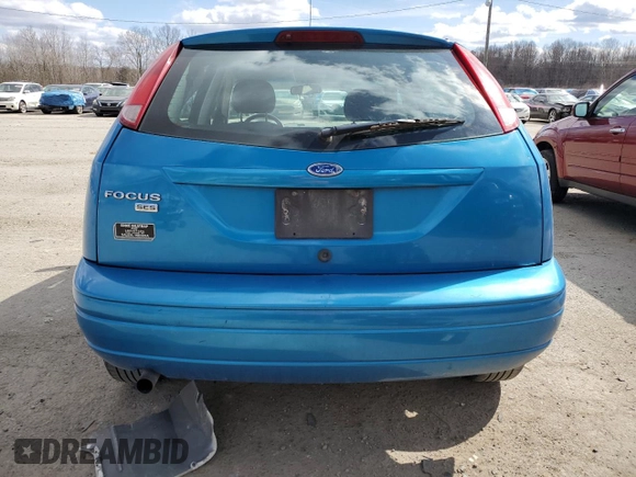 2007 Ford Focus S with VIN 1FAHP37NX7W325396, listed as a Copart auction lot 47282355 with 202,628 mi miles and Salvage Title. Bid and sale history available at carsss.com. Image 6.