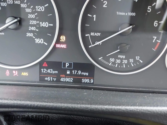 2013 BMW 3 Series 328i xDrive with VIN WBA3B5G58DNS00569, listed as a IAAI auction lot 42257009 with 45,902 mi miles and . Bid and sale history available at DreamBid. Image 15.