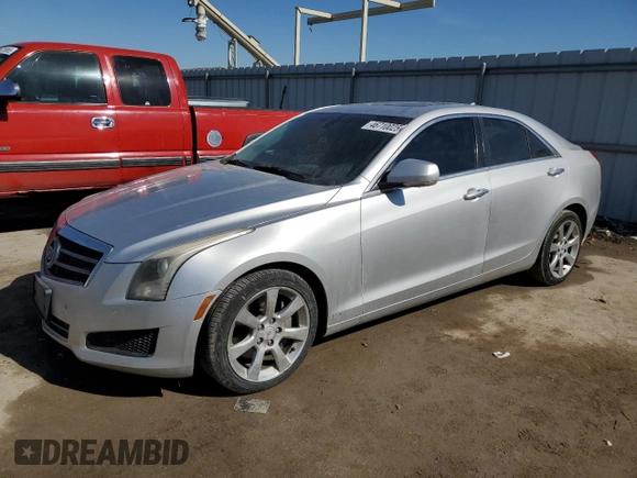 2014 Cadillac ATS Luxury AWD with VIN 1G6AH5RX9E0142089, listed as a Copart auction lot 46710025 with 152,007 mi miles and Salvage title. Bid and sale history available at DreamBid. Image 1.