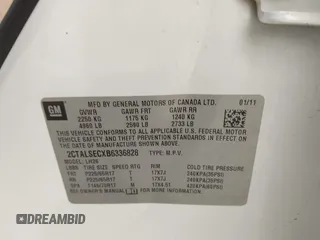 2011 GMC Terrain SLE-2 z VIN 2CTALSECXB6336828, wystawiony jako IAAI lot #41721702 z przebiegiem 213 424 mil mil oraz . Historia ofert i sprzedaży dostępna na DreamBid. Obrazek 9.