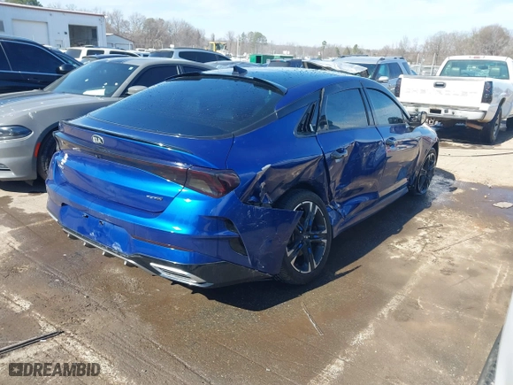 2021 Kia K5 GT-Line with VIN 5XXG64J25MG062115, listed as a IAAI auction lot 41654885 with 113,588 mi miles. Bid and sale history available at carsss.com. Image 4.