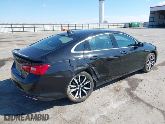 2020 Chevrolet Malibu RS with VIN 1G1ZG5ST9LF060540, listed as a IAAI auction lot 41876103 with 72,235 mi miles and . Bid and sale history available at DreamBid. Image 4.
