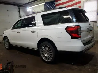 2023 Ford Expedition Max Limited с VIN 1FMJK2A81PEA48386, выставлен на аукционе Copart как лот 50130845 с пробегом 52 612 миль миль и Чистый • Clean title. История ставок и продаж доступна на DreamBid. Изображение 2.