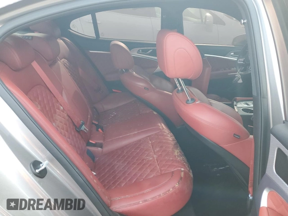 2023 Genesis G70 3.3T with VIN KMTG54TE6PU128438, listed as a Copart auction lot 74662524 with 0 mi miles and Non Repairable. Bid and sale history available at carsss.com. Image 10.