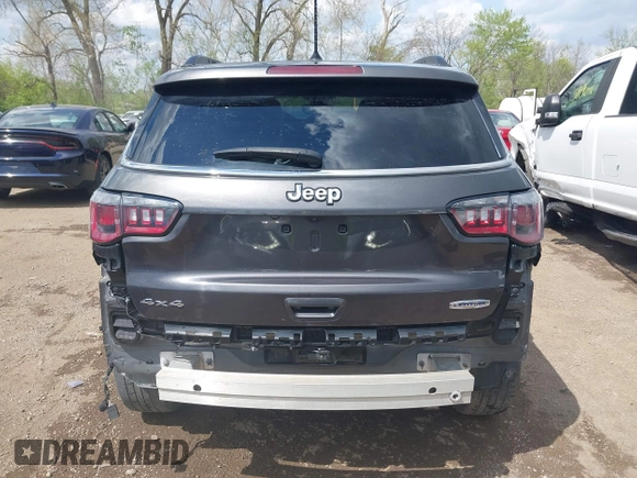 2018 Jeep Compass Latitude с VIN 3C4NJDBBXJT342522, выставлен на аукционе IAAI как лот 42081491 с пробегом 107 862 миль миль и . История ставок и продаж доступна на DreamBid. Изображение 17.