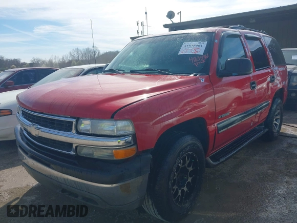 2002 Chevrolet Tahoe Z71 with VIN 1GNEK13ZX2R188032, listed as a IAAI auction lot 41835961 with 177,874 mi miles. Bid and sale history available at carsss.com. Image 2.