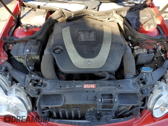 2007 Mercedes-Benz C with VIN WDBRF87H47F901393, listed as a Copart auction lot 43383025 with 128,583 mi miles and Salvage title. Bid and sale history available at DreamBid. Image 11.