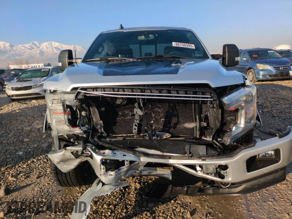 2019 Ford F-150 XL with VIN 1FTFW1E41KFC46078, listed as a Copart auction lot 88750395 with 125,092 mi miles and Salvage Title. Bid and sale history available at carsss.com. Image 5.