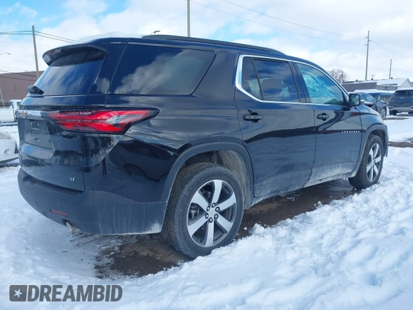 2023 Chevrolet Traverse LT Leather with VIN 1GNEVHKW0PJ154971, listed as a IAAI auction lot 41571315 with 14,202 mi miles. Bid and sale history available at carsss.com. Image 4.