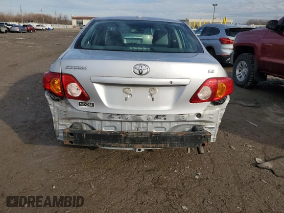 2009 Toyota Corolla with VIN 2T1BU40E59C133095, listed as a Copart auction lot 43454245 with 135,017 mi miles and Salvage Title. Bid and sale history available at carsss.com. Image 6.