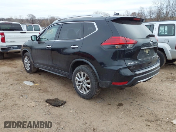 2017 Nissan Rogue S with VIN JN8AT2MV2HW002942, listed as a IAAI auction lot 41018417 with 151,945 mi miles. Bid and sale history available at carsss.com. Image 3.