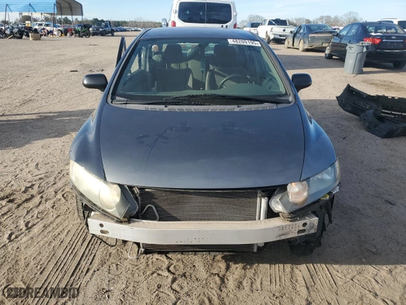 2010 Honda Civic Sdn DX-VP with VIN 19XFA1F34AE084458, listed as a Copart auction lot 48209195 with 169,921 mi miles and Salvage Title. Bid and sale history available at carsss.com. Image 5.