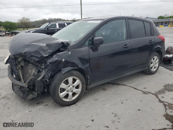 2008 Nissan Versa 1.8 SL with VIN 3N1BC13E28L393563, listed as a Copart auction lot 51127375 with 174,399 mi miles and Salvage Title. Bid and sale history available at carsss.com. Image 1.