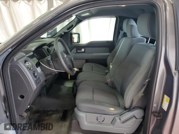 2013 Ford F-150 XL with VIN 1FTNF1EF9DKD63737, listed as a Copart auction lot 57023185 with 47,489 mi miles and Salvage title. Bid and sale history available at DreamBid. Image 7.