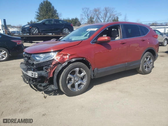 2018 Honda CR-V EX with VIN 2HKRW2H58JH645615, listed as a Copart auction lot 48542325 with 149,873 mi miles and Salvage Title. Bid and sale history available at carsss.com. Image 1.
