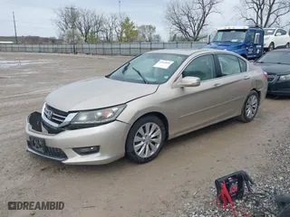 2014 Honda Accord Sedan EX-L with VIN 1HGCR3F83EA017427, listed as a IAAI auction lot 41942810 with 107,976 mi miles. Bid and sale history available at carsss.com. Image 18.