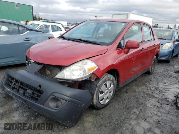 2009 Nissan Versa 1.6 with VIN 3N1CC11EX9L443862, listed as a Copart auction lot 47964725 with Not provided miles and Salvage title. Bid and sale history available at DreamBid. Image 1.