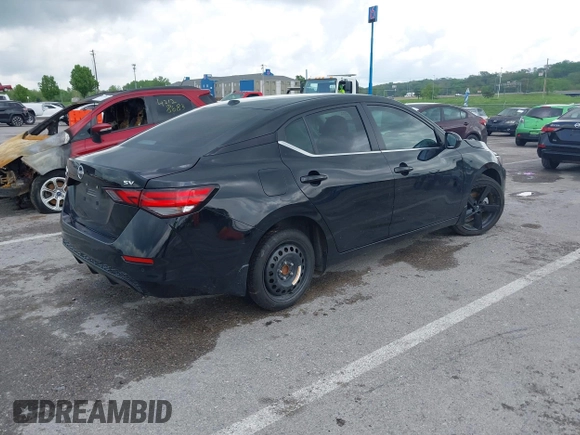 2024 Nissan Sentra SV with VIN 3N1AB8CV7RY284849, listed as a IAAI auction lot 42109824 with 23,426 mi miles and . Bid and sale history available at DreamBid. Image 4.