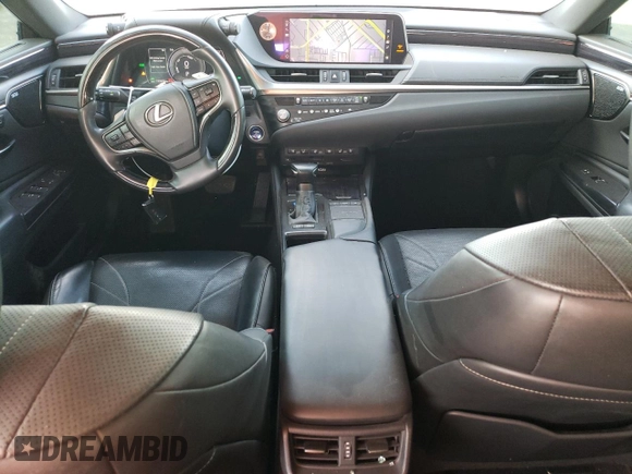 2021 Lexus ES 300h Luxury with VIN 58AEA1C11MU012688, listed as a Copart auction lot 89016795 with 123,574 mi miles and Salvage title. Bid and sale history available at DreamBid. Image 8.