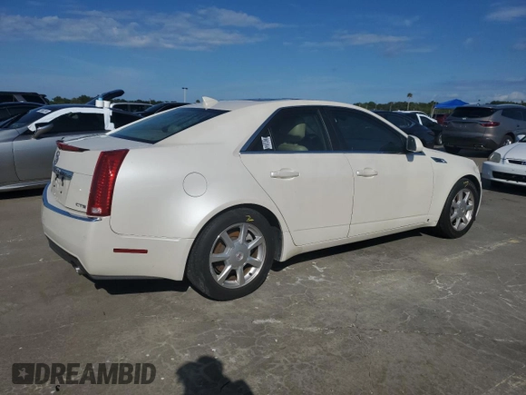 2009 Cadillac CTS RWD w/1SA with VIN 1G6DF577090101250, listed as a Copart auction lot 74138924 with 0 mi miles and Salvage Title. Bid and sale history available at carsss.com. Image 3.