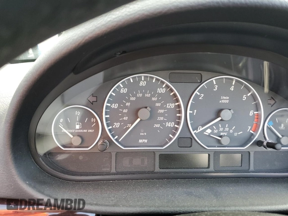 2003 BMW 3 Series 330Ci with VIN WBABS53443JU98486, listed as a Copart auction lot 75103384 with 0 mi miles and Salvage Title. Bid and sale history available at carsss.com. Image 9.