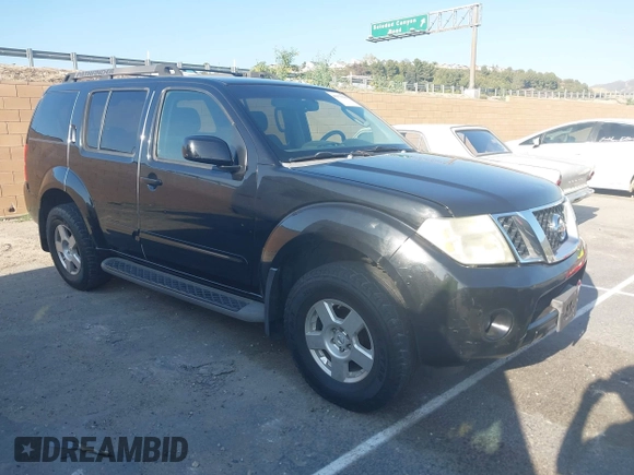2008 Nissan Pathfinder S with VIN 5N1AR18U18C632115, listed as a IAAI auction lot 41979099 with 126,915 mi miles. Bid and sale history available at carsss.com. Image 1.