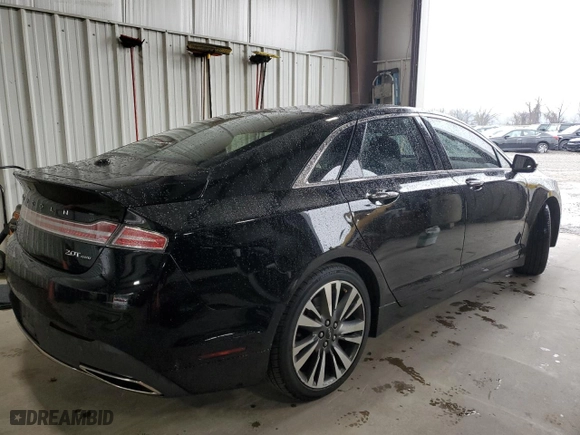2017 Lincoln MKZ Reserve with VIN 3LN6L5F97HR653498, listed as a Copart auction lot 52730055 with 95,005 mi miles and Salvage Title. Bid and sale history available at carsss.com. Image 3.