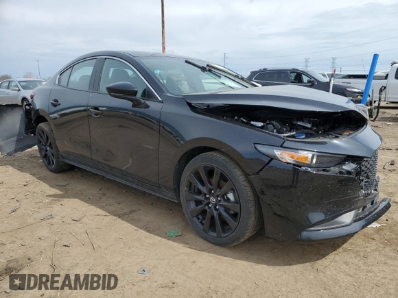 2024 Mazda 3 S Select Sport with VIN 3MZBPABM4RM415114, listed as a Copart auction lot 53247415 with 29,848 mi miles and Salvage title. Bid and sale history available at DreamBid. Image 4.