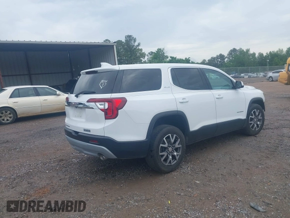 2020 GMC Acadia SLE with VIN 1GKKNKLA7LZ193312, listed as a IAAI auction lot 42083827 with 110,287 mi miles and . Bid and sale history available at DreamBid. Image 4.