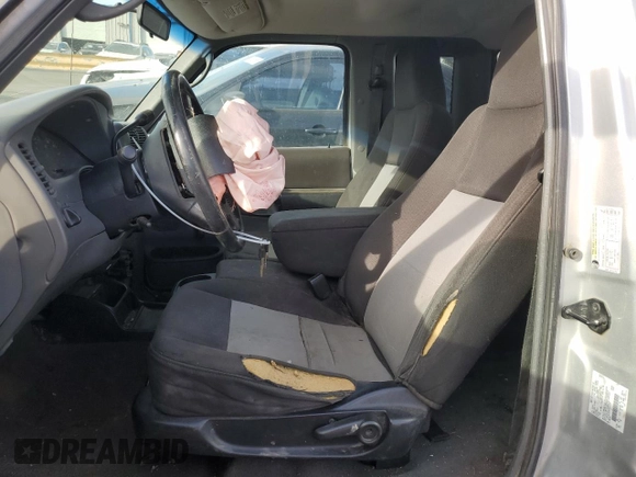 2005 Ford Ranger XL z VIN 1FTYR15E95PA37159, wystawiony jako Copart lot #47637945 z przebiegiem Nie podano mil oraz Szkoda całkowita • Salvage title. Historia ofert i sprzedaży dostępna na DreamBid. Obrazek 7.