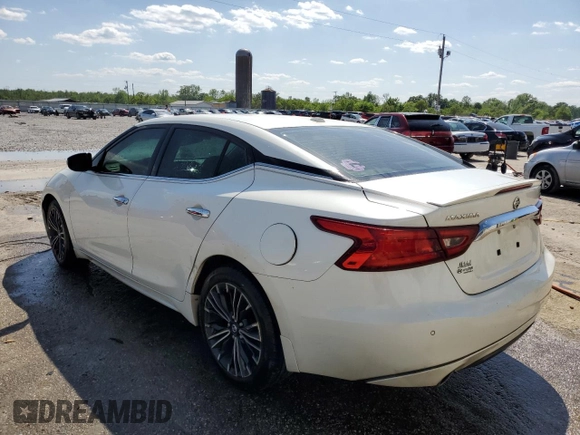 2016 Nissan Maxima SV with VIN 1N4AA6AP5GC422084, listed as a Copart auction lot 51820335 with 175,637 mi miles and Salvage Title. Bid and sale history available at DreamBid. Image 2.