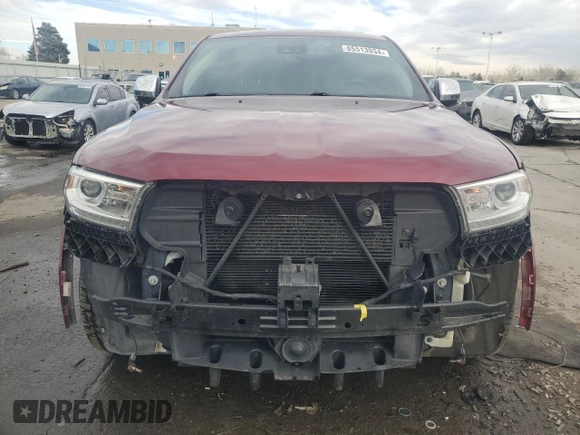 2017 Dodge Durango Citadel with VIN 1C4SDJET0HC799083, listed as a Copart auction lot 85513934 with 94,585 mi miles and Salvage Title. Bid and sale history available at DreamBid. Image 5.