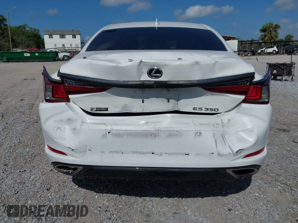 2021 Lexus ES with VIN 58AGZ1B10MU096246, listed as a IAAI auction lot 41947395 with 92,450 mi miles. Bid and sale history available at carsss.com. Image 6.