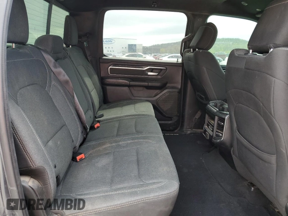 2019 Ram 1500 Big Horn/Lone Star with VIN 1C6SRFFT0KN747680, listed as a Copart auction lot 51099415 with 105,713 mi miles and Salvage Title. Bid and sale history available at carsss.com. Image 10.