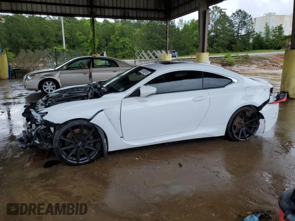 2015 Lexus RC F z VIN JTHHP5BC1F5002241, wystawiony jako Copart lot #55153915 z przebiegiem 106 196 mil mil oraz Szkoda całkowita • Salvage title. Historia ofert i sprzedaży dostępna na DreamBid. Obrazek 1.