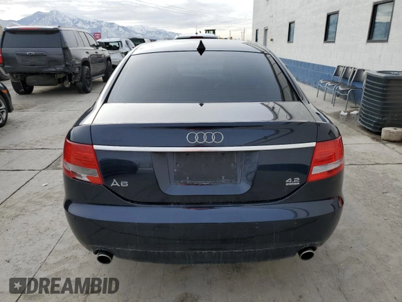 2008 Audi A6 with VIN WAUDV74F68N157537, listed as a Copart auction lot 45483575 with 126,194 mi miles and Salvage Title. Bid and sale history available at carsss.com. Image 6.