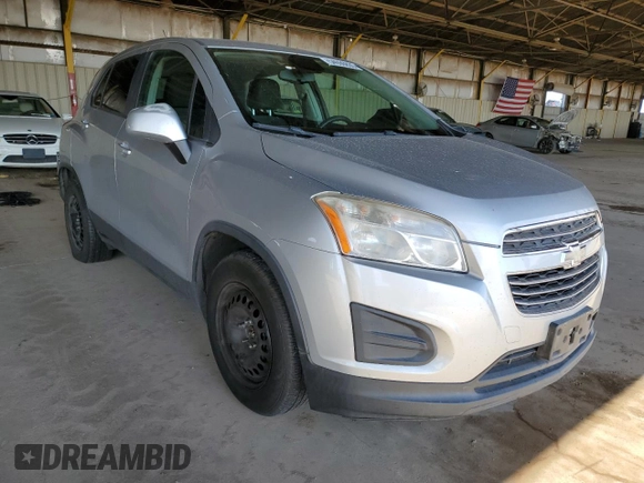 2015 Chevrolet Trax LS with VIN KL7CJKSB4FB256897, listed as a Copart auction lot 54090835 with 117,981 mi miles and Clean Title. Bid and sale history available at carsss.com. Image 4.