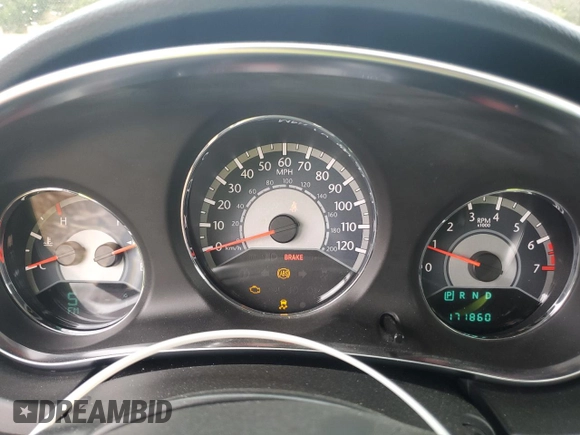 2013 Chrysler 200 Limited with VIN 1C3CCBCGXDN577883, listed as a Copart auction lot 50152295 with 171,860 mi miles and Salvage Title. Bid and sale history available at DreamBid. Image 9.