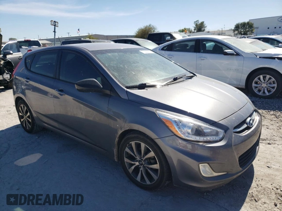 2015 Hyundai Accent Sport with VIN KMHCU5AE3FU233053, listed as a Copart auction lot 55346784 with 159,853 mi miles and Salvage Title. Bid and sale history available at carsss.com. Image 4.