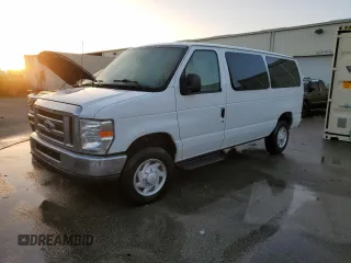 2014 Ford Econoline Passenger XL with VIN 1FBNE3BL2EDA40620, listed as a Copart auction lot 74464474 with 76,388 mi miles and Salvage Title. Bid and sale history available at carsss.com. Image 1.