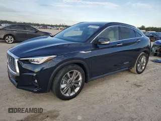 2023 Infiniti QX55 Essential with VIN 3PCAJ5KR9PF119347, listed as a Copart auction lot 84165504 with 4,208 mi miles and Non Repairable. Bid and sale history available at DreamBid. Image 1.