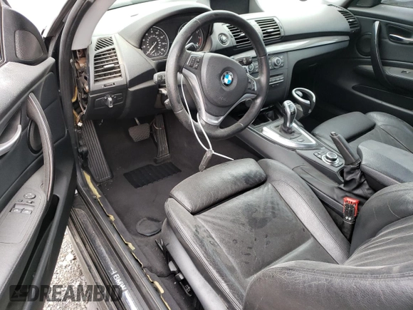 2013 BMW 1 Series 135i with VIN WBAUC9C55DVM13414, listed as a Copart auction lot 48747914 with 106,214 mi miles and Salvage title. Bid and sale history available at DreamBid. Image 8.