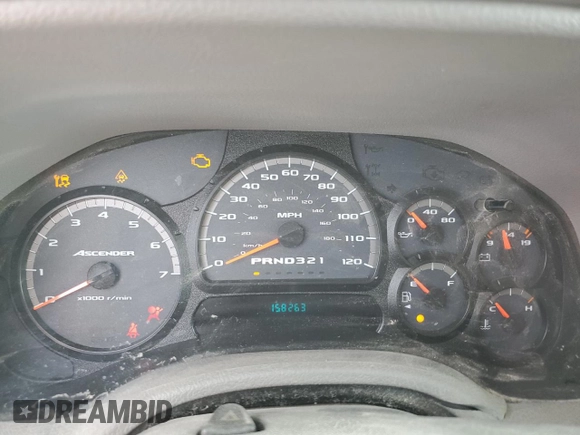 2006 Isuzu Ascender S z VIN 4NUDS13S062700570, wystawiony jako Copart lot #54920305 z przebiegiem 158 263 mil mil oraz Szkoda całkowita • Salvage title. Historia ofert i sprzedaży dostępna na DreamBid. Obrazek 9.