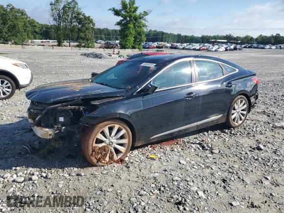 2015 Hyundai Azera Limited with VIN KMHFH4JG7FA480123, listed as a Copart auction lot 56900285 with 136,325 mi miles and Salvage title. Bid and sale history available at DreamBid. Image 1.