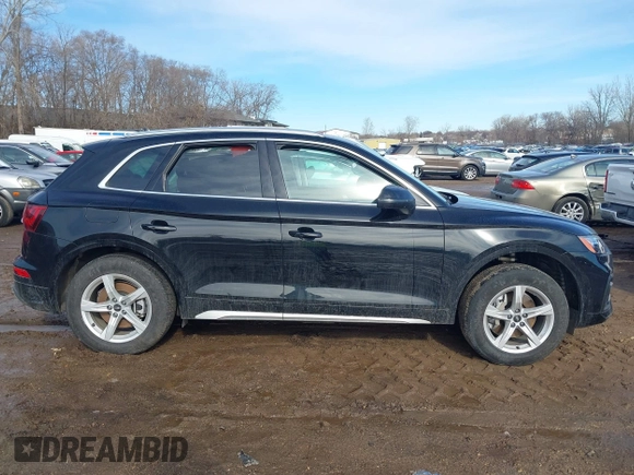 2023 Audi Q5 Premium with VIN WA1ABAFY3P2044813, listed as a IAAI auction lot 41651809 with 19,001 mi miles and . Bid and sale history available at DreamBid. Image 13.