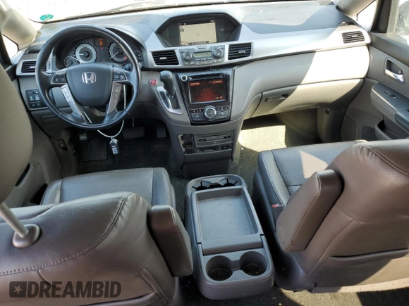 2017 Honda Odyssey Touring with VIN 5FNRL5H91HB013660, listed as a Copart auction lot 54246815 with 79,501 mi miles and Clean title. Bid and sale history available at DreamBid. Image 8.